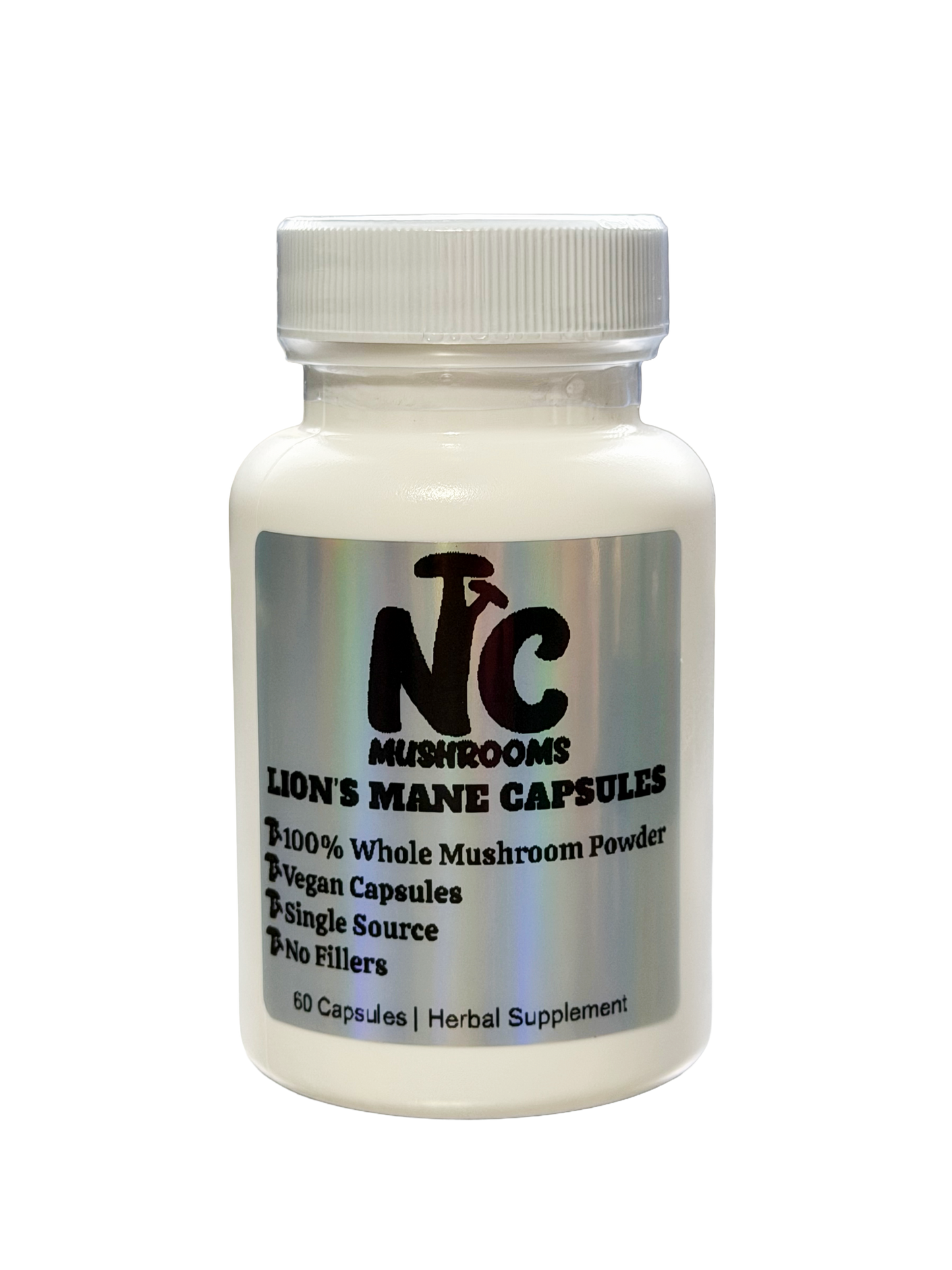 Lions Mane Whole Mushroom Capsules