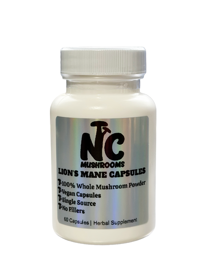 Lions Mane Whole Mushroom Capsules