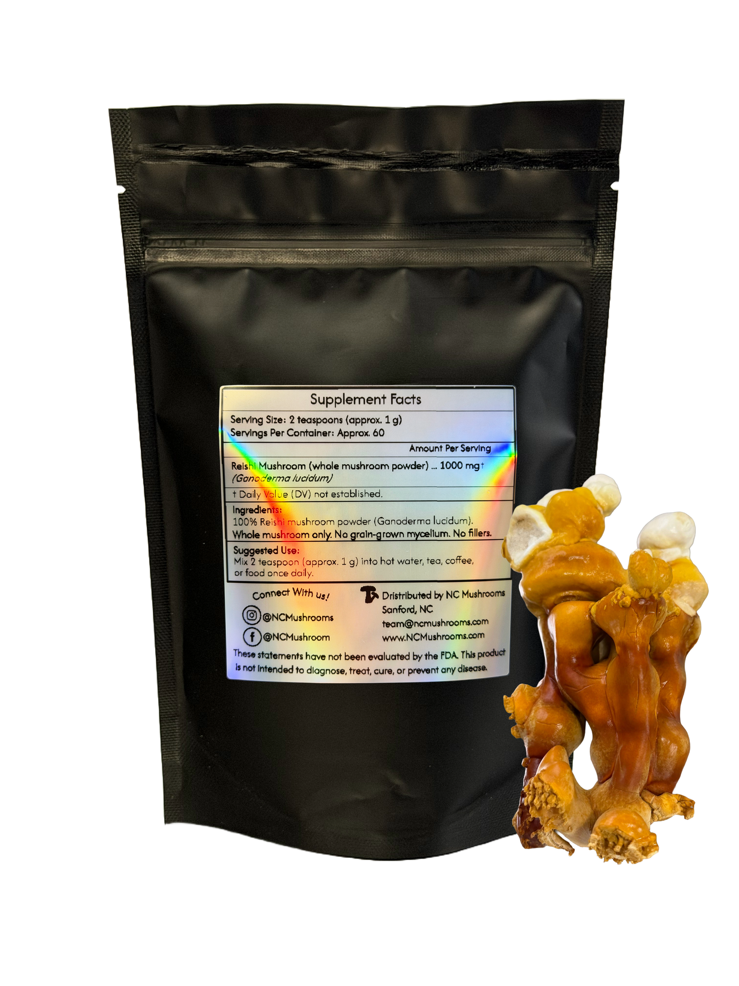 Reishi Whole Mushroom Powder
