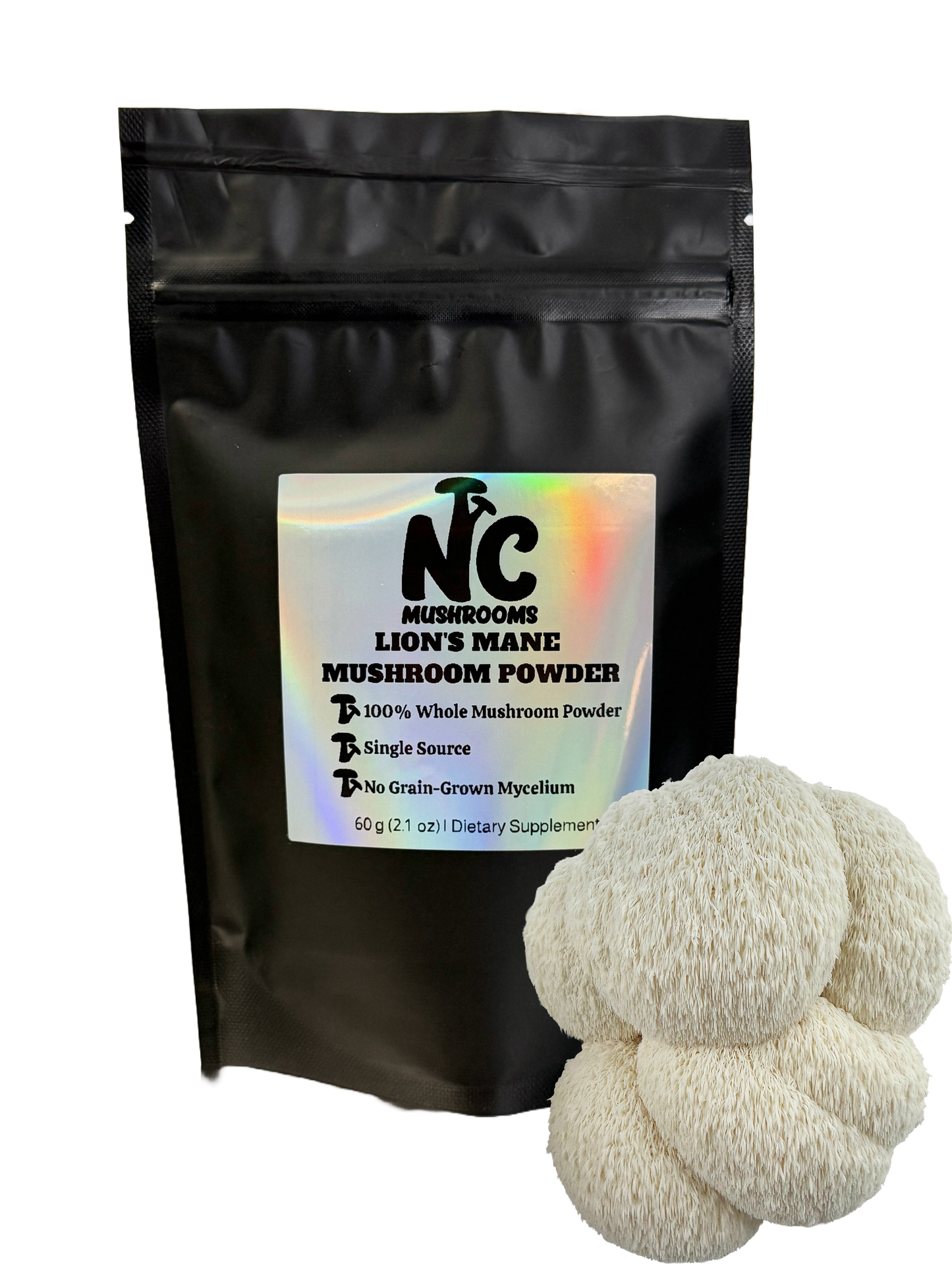 Lion’s Mane Whole Mushroom Powder