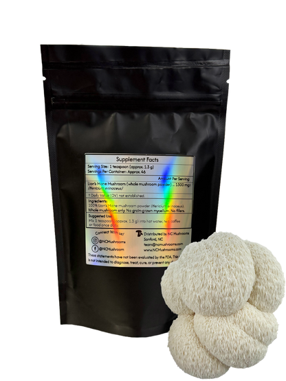 Lion’s Mane Whole Mushroom Powder